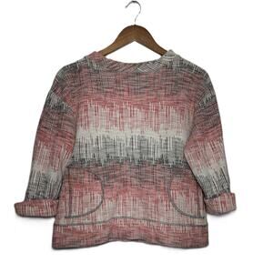 Women's POSTMARK BY ANTHROPOLOGIE Pullover Cotton Blend Sweater Pockets Size S